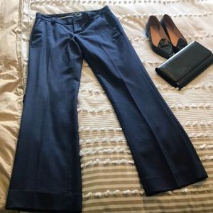 Navy, bootcut Banana Republic dress petite pants!